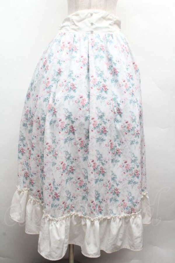 画像1: Kurumi Collaboration / グレイスフルコルセット風ロングスカート LL 白 S-26-04-10-050-GO-SK-HR-ZS (1)