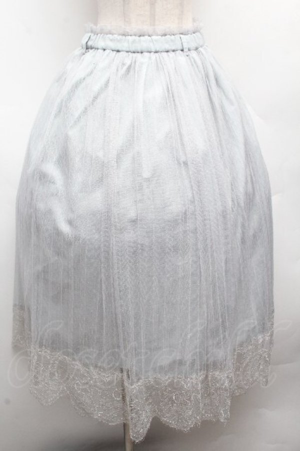 画像1: F&A / レース使いチュールプリーツスカート  ミント S-26-04-10-053-LO-SK-HR-ZS (1)