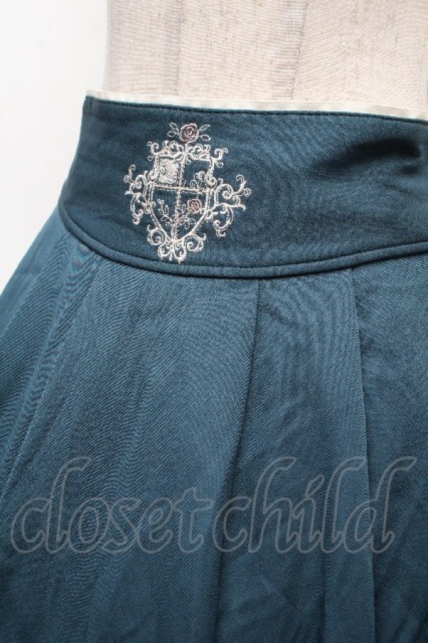 画像2: axes femme / サス付フリルスカート  グリーン S-26-04-10-054-AX-SK-HR-ZS (2)