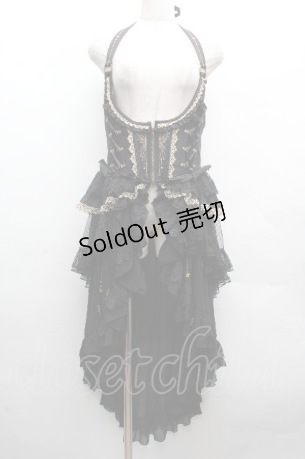 画像1: Hoshibako Works / スカーレットステラビスチェ  黒 S-26-04-10-057-LO-JA-HR-ZS (1)