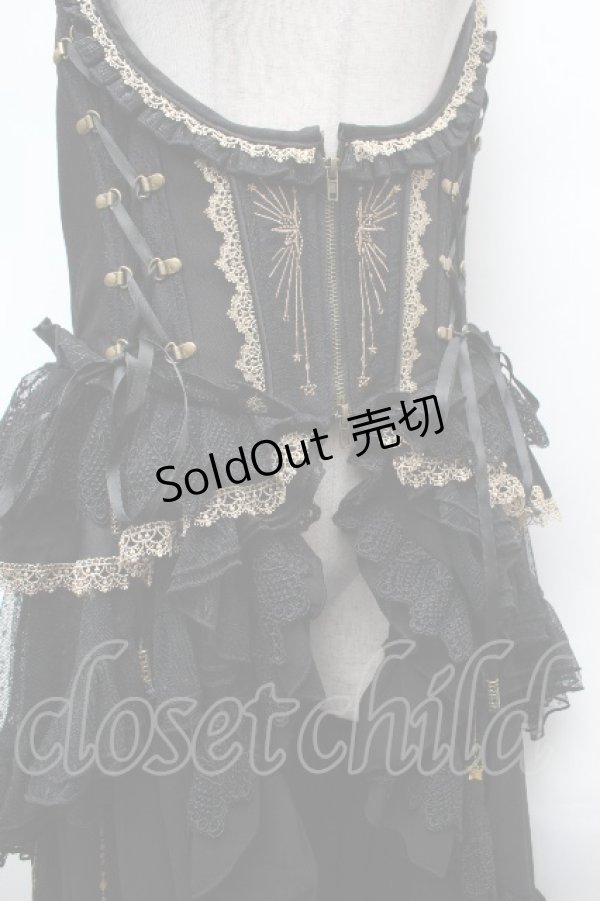 画像3: Hoshibako Works / スカーレットステラビスチェ  黒 S-26-04-10-057-LO-JA-HR-ZS (3)