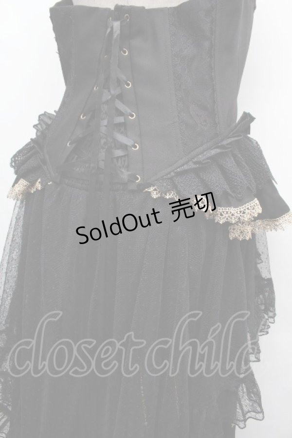 画像6: Hoshibako Works / スカーレットステラビスチェ  黒 S-26-04-10-057-LO-JA-HR-ZS (6)