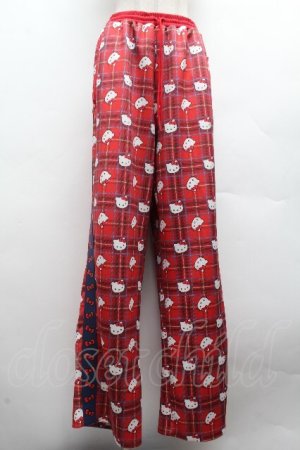 画像: HEIHEI / ハローキティ トラックパンツ  赤 S-26-04-10-059-PU-PA-HR-ZS