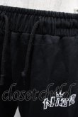 画像5: NieR Clothing / プリントスウェットパンツ  黒 S-26-04-10-060-PU-PA-HR-ZS (5)