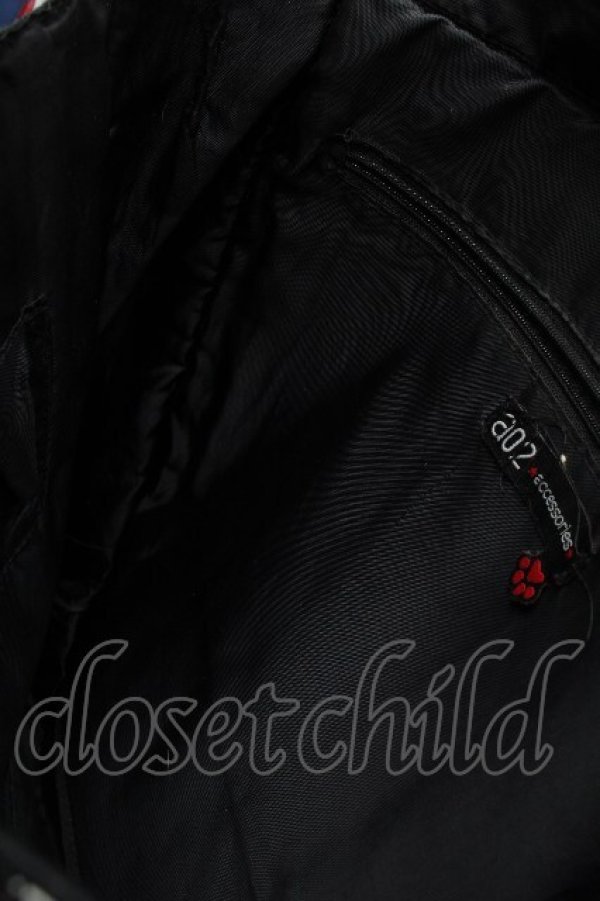 画像3: LOLITA / 猫柄リュック  黒 S-26-04-10-008-LO-BG-HR-ZS (3)