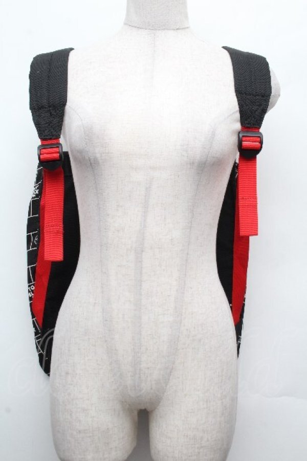 画像5: LOLITA / 猫柄リュック  黒 S-26-04-10-008-LO-BG-HR-ZS (5)