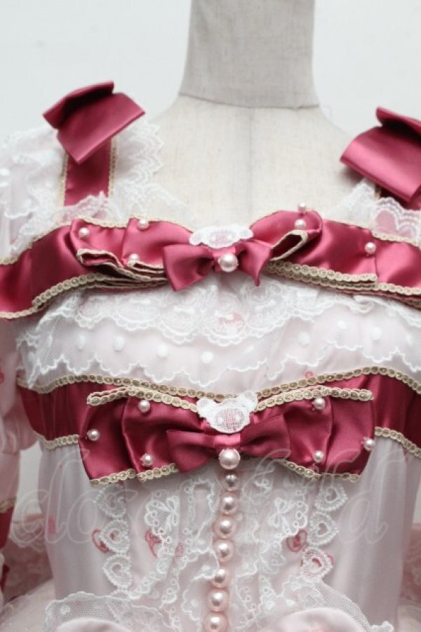 画像4: BABY,THE STARS SHINE BRIGHT / Mariee de Kumya ハートとリボンの魔法 ワンピースドレス  ピンク S-26-04-10-009-BA-OP-HR-ZS (4)