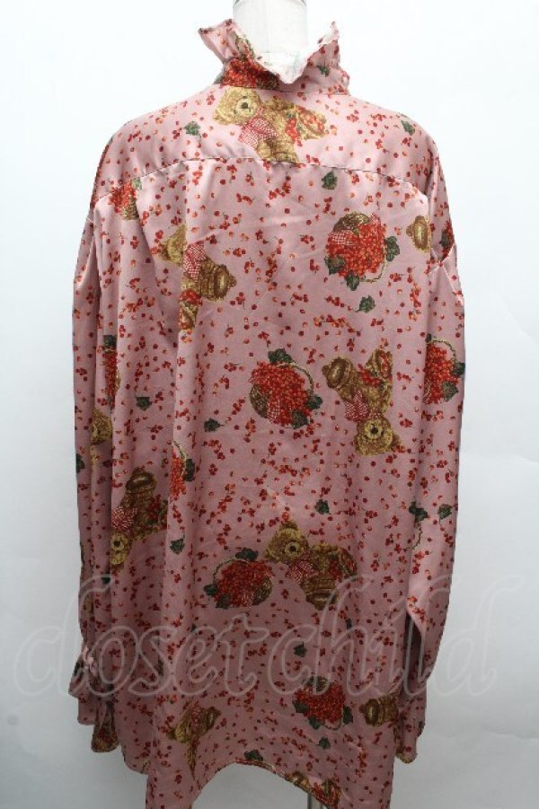 画像2: PINK HOUSEｘmikio sakabe / フリルブラウス  ピンク S-26-04-10-015-LO-BL-HR-ZS (2)