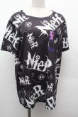 画像1: NieR Clothing / プリント半袖Tシャツ  黒 S-26-04-10-019-PU-TO-HR-ZS (1)
