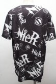画像2: NieR Clothing / プリント半袖Tシャツ  黒 S-26-04-10-019-PU-TO-HR-ZS (2)