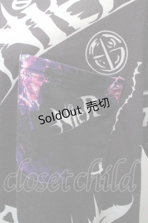 画像3: NieR Clothing / プリント半袖Tシャツ  黒 S-26-04-10-019-PU-TO-HR-ZS (3)