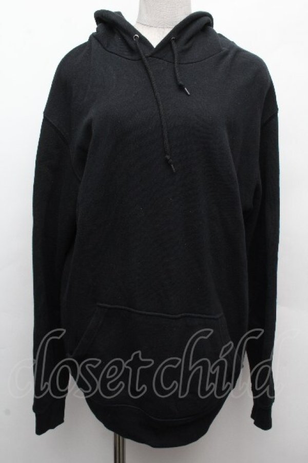 画像1: NieR Clothing / プリントフード付きプルオーバー  黒 S-26-04-10-025-PU-TO-HR-ZS (1)