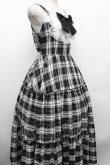画像3: Lovely Tency / TT*ALS*リボンジャンパースカート LL 黒ｘ白 S-26-04-10-029-GO-OP-HR-ZS (3)