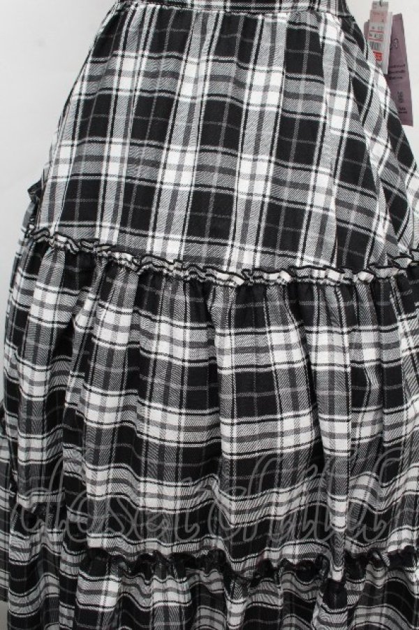 画像5: Lovely Tency / TT*ALS*リボンジャンパースカート LL 黒ｘ白 S-26-04-10-029-GO-OP-HR-ZS (5)