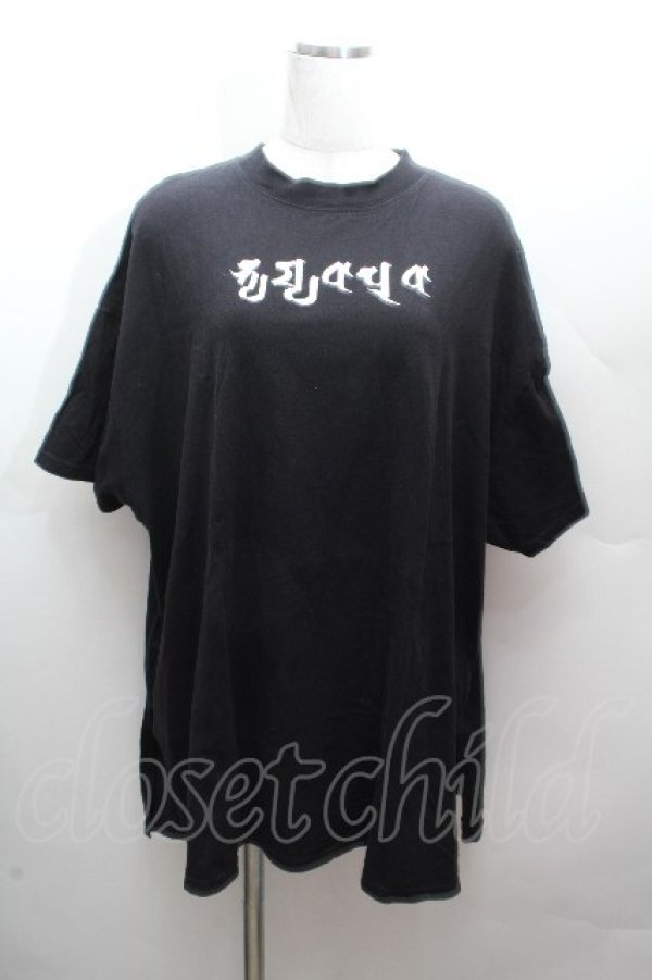 画像1: Whinny / プリントTシャツ  黒 S-26-04-12-033-PU-TO-HR-ZS (1)