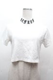 画像1: REFLEM / ハイネッククロップドTシャツ  白 S-26-04-12-006-PU-TO-HR-ZS (1)
