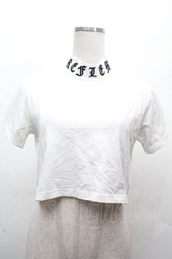 画像1: REFLEM / ハイネッククロップドTシャツ  白 S-26-04-12-006-PU-TO-HR-ZS (1)