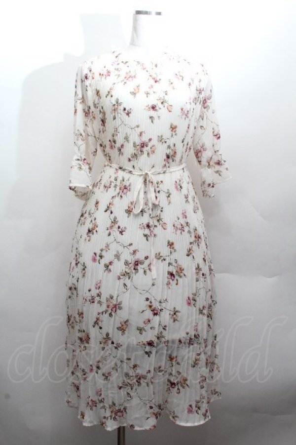 画像1: axes femme / 花柄ワンピース   S-26-04-12-041-AX-BL-AS-ZS (1)