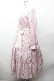 画像3: axes femme / 桜柄ティアードワンピース  ピンク S-26-04-12-043-AX-OP-AS-ZS (3)