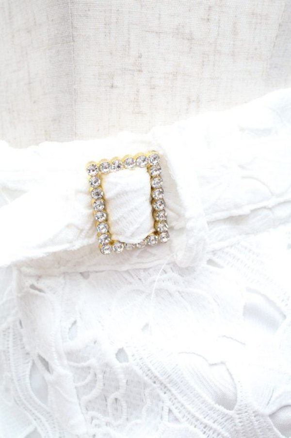 画像4: Ank Rouge / マーメイドレーススカート  白 S-26-04-12-054-CA-SK-HR-ZS (4)