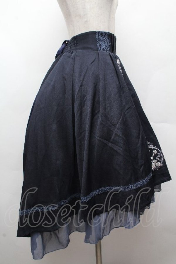 画像2: axes femme / 【my axes】スカート  紺 S-26-04-12-058-AX-SK-HR-ZS (2)