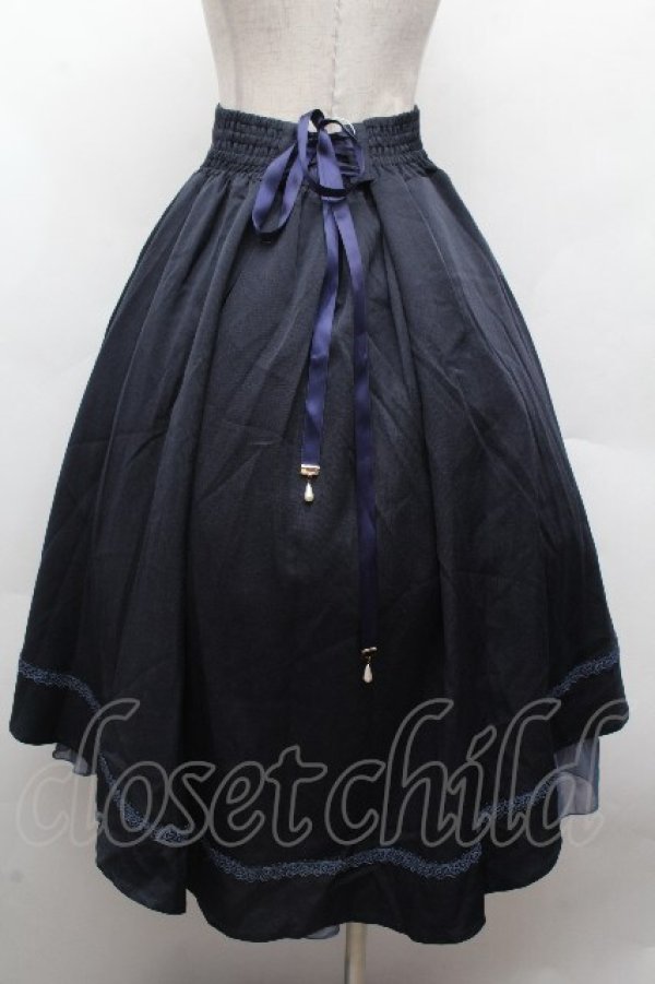 画像3: axes femme / 【my axes】スカート  紺 S-26-04-12-058-AX-SK-HR-ZS (3)