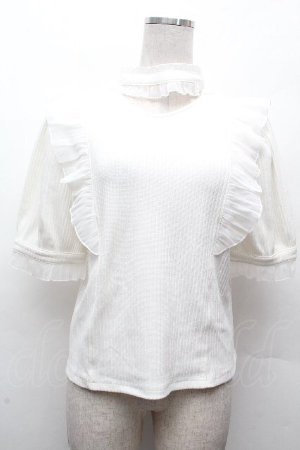 画像1: Amavel / リブトップス  白 S-26-04-12-012-CA-TO-HR-ZS (1)