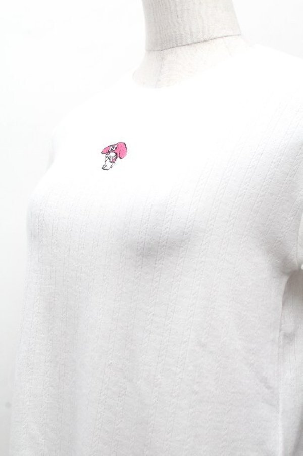 画像3: サンリオ / マイメロディTシャツ  オフ S-26-04-12-013-EL-BL-HR-ZS (3)