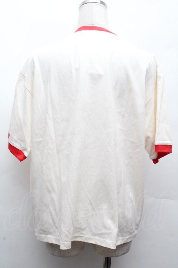 画像2: サンリオ / マイメロディTシャツ  赤ｘオフ S-26-04-12-014-EL-BL-HR-ZS (2)