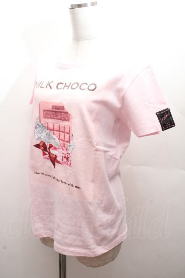 画像2: MILK / 100% LOVE TEE  ピンク S-26-04-12-026-ML-TO-HR-ZS (2)