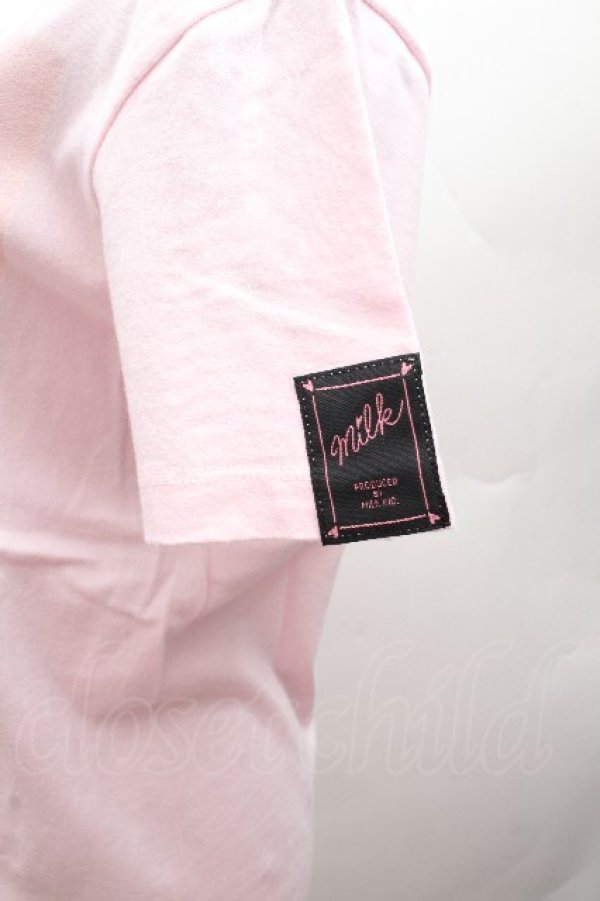 画像3: MILK / 100% LOVE TEE  ピンク S-26-04-12-026-ML-TO-HR-ZS (3)