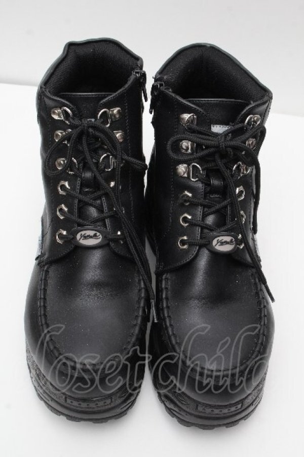 画像2: YOSUKE / 厚底スニーカー 26 黒 S-26-04-12-004-PU-SH-AS-ZS (2)