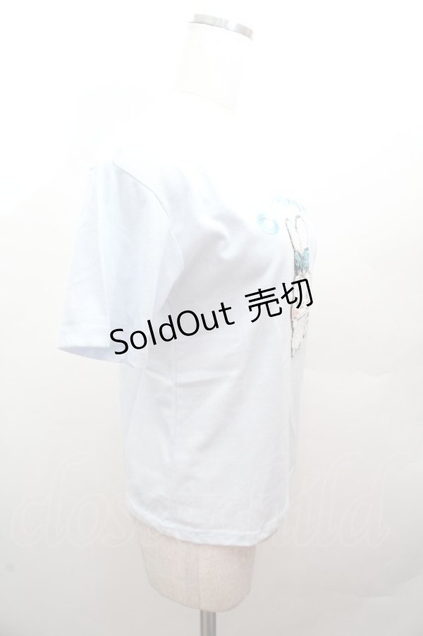 画像3: サンリオ / スパンコールシナモロールTシャツ  サックス S-26-04-12-028-EL-TS-HR-ZS (3)