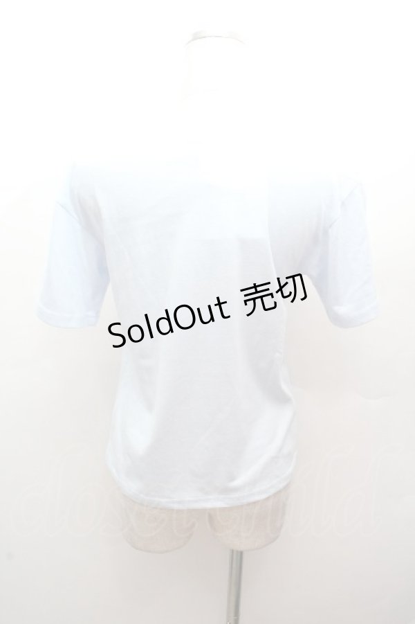 画像4: サンリオ / スパンコールシナモロールTシャツ  サックス S-26-04-12-028-EL-TS-HR-ZS (4)