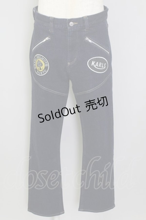 画像1: 【SALE】Karl Helmut / ワッペン付きオーガニックコットンパンツ T-23-10-05-016-EL-PA-HD-ZT246 (1)