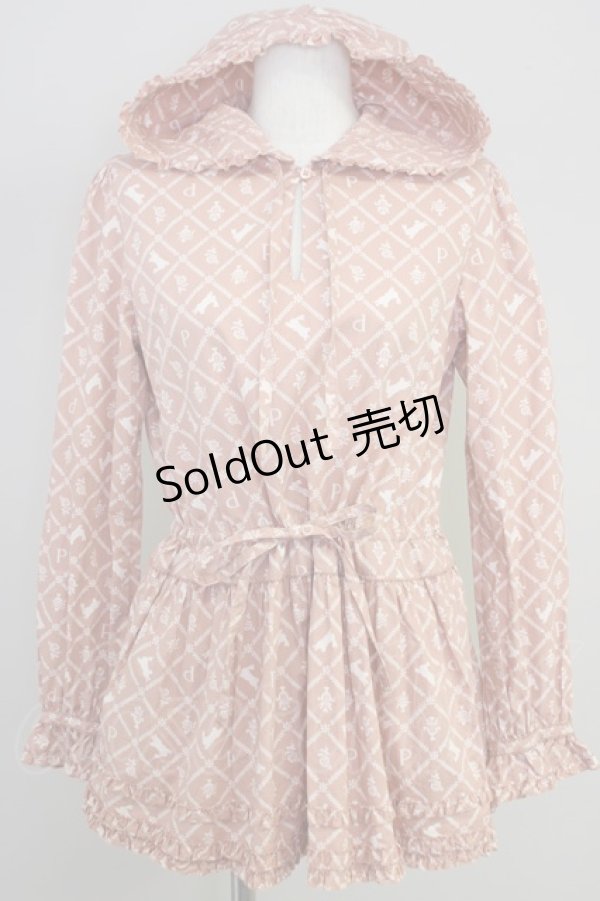 画像1: 【SALE】PINK HOUSE / 格子チェックフードブラウス T-23-10-08-015-LO-BL-HD-ZT107 (1)