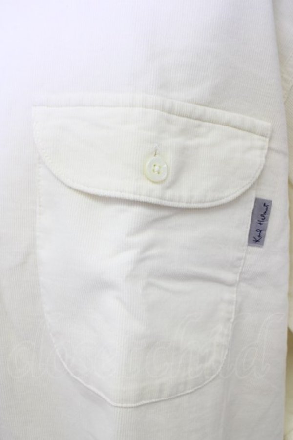 画像6: Karl Helmut / ハイネックコーデュロイシャツ T-23-10-09-002-EL-BL-HD-ZT241 (6)