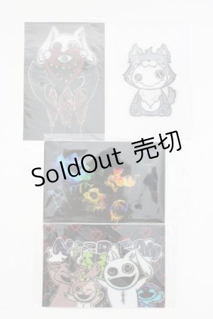 画像: 【SALE】NieR CLOTHING / 3Dカード 4枚セット T-23-10-27-054-PU-ZA-IG-ZT088