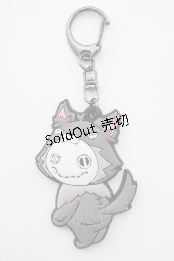 画像1: 【SALE】NieR CLOTHING / ラバーキーホルダー【振り返りNieRちゃん】 T-23-10-27-078-PU-ZA-IG-ZT088 (1)