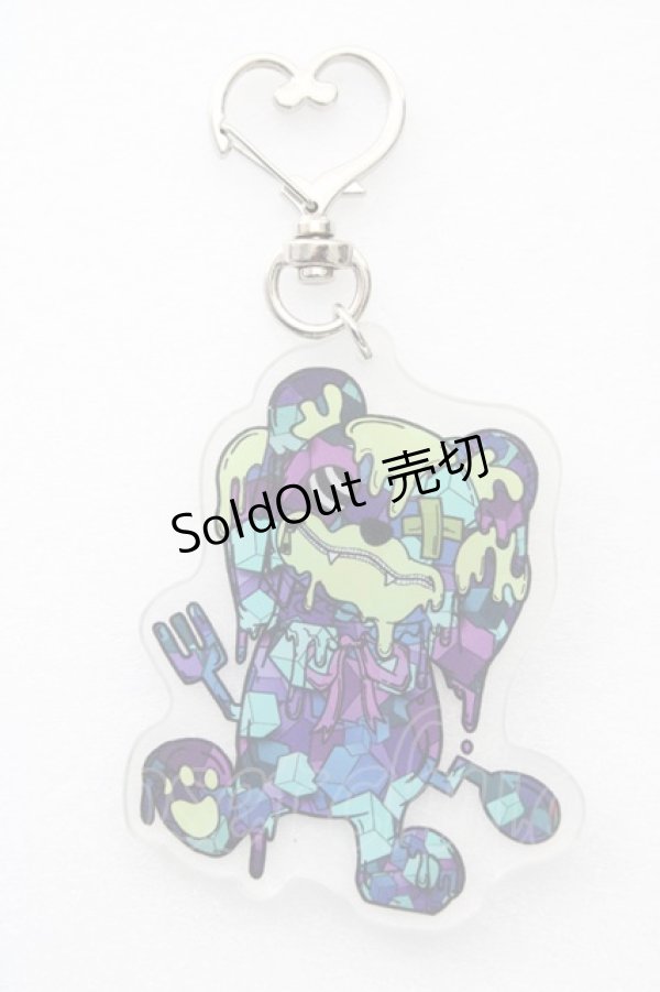 画像2: Meltyglow / アクリルキーホルダー【ブロックめるてぃ】 T-23-10-27-002-PU-ZA-IG-ZT274 (2)