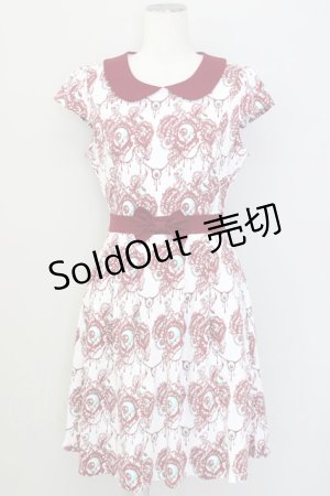 画像: 【SALE】Sourpuss Clothing / モンスターワンピース M 白ｘ赤 T-23-11-27-020-PU-OP-AS-ZT306