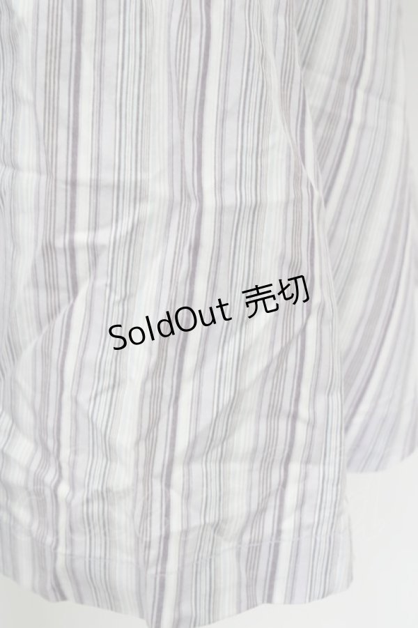 画像7: 【SALE】axes femme POETIQUE / ストライプジャンパースカート  ラベンダー T-23-11-30-048-AX-OP-IG-ZT304 (7)