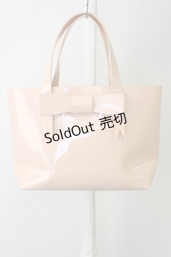 画像1: 【SALE】HONEY SALON / リボンバッグ  ベージュ T-23-12-31-046-EL-ZA-AS-ZT346 (1)