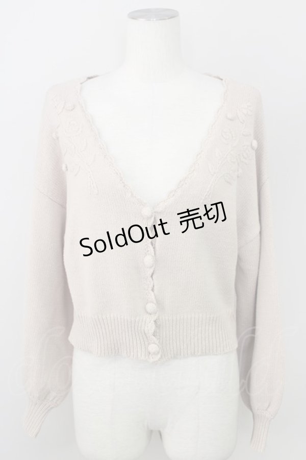 画像1: 【SALE】F&A / カーディガン  ベージュ T-23-12-31-008-LO-TO-AS-ZT374 (1)