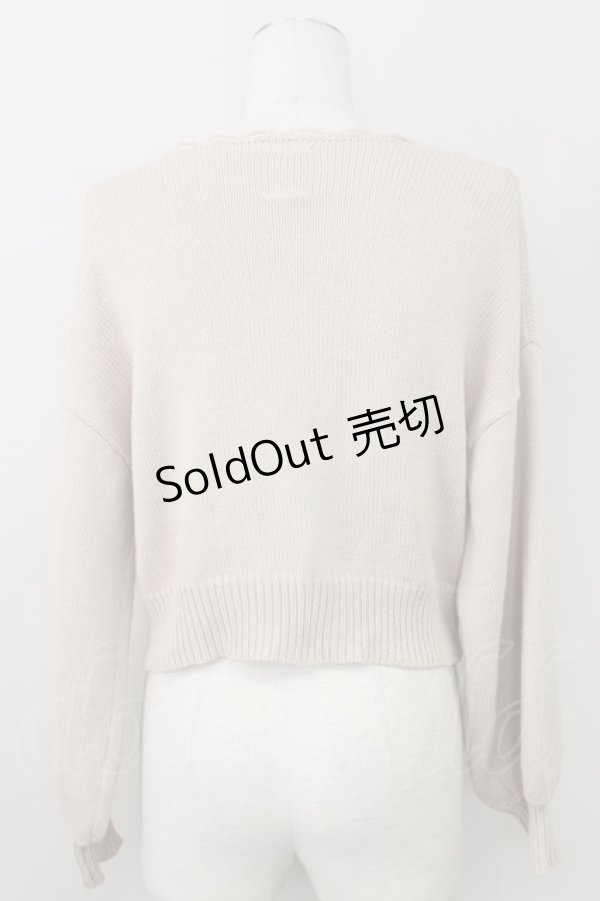 画像2: 【SALE】F&A / カーディガン  ベージュ T-23-12-31-008-LO-TO-AS-ZT374 (2)