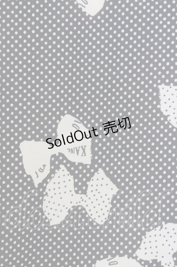 画像3: KANEKO ISAO / シルエットリボンドット半袖ブラウス  黒Ｘアイボリー T-24-01-16-006-EL-BL-HD-ZT372 (3)