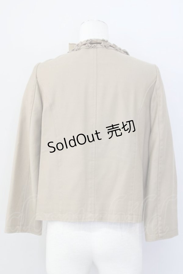 画像2: 【SALE】Jane Marple Dans Le Saｌon / ビンテージベルベットリボンのシャネルジャケット M ベージュ T-24-01-17-025-JM-JA-IG-ZT404 (2)