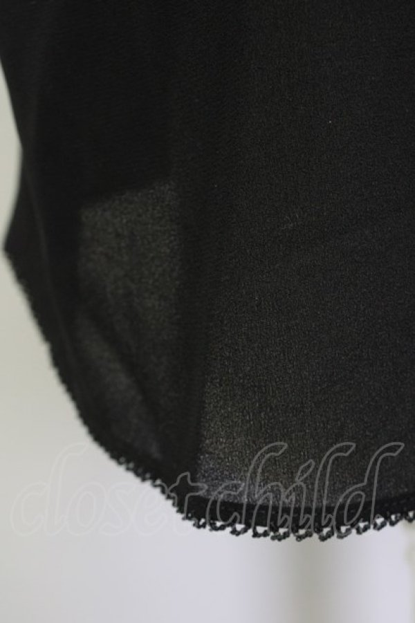 画像6: KANEKO ISAO / オーガンジー重ねスカート  黒 T-24-01-21-019-EL-SK-HD-ZT1102S (6)