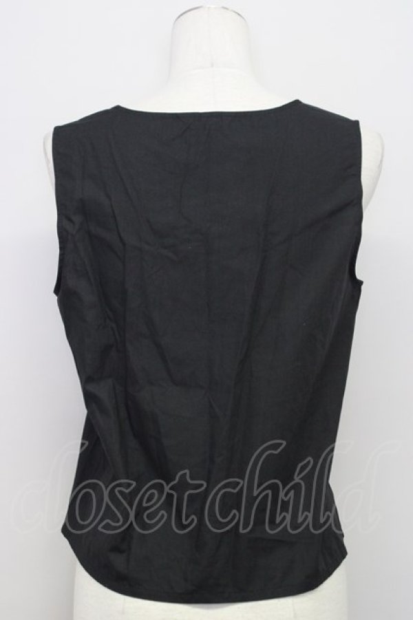 画像5: KANEKO ISAO / ボーダーシフォンブラウス  黒Ｘ白 T-24-01-21-003-EL-BL-HD-ZT022 (5)