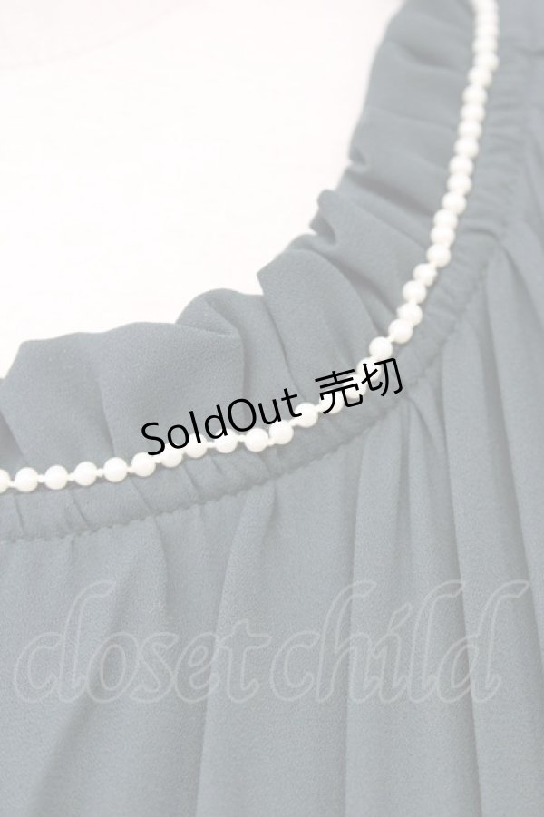 画像6: 【SALE】axes femme / デザインキルトシフォン切替ワンピース  グリーン T-24-01-22-024-AX-OP-IG-ZT096 (6)